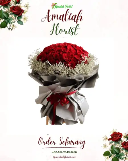 Buket Bunga Sedampah Indah